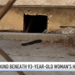 naked guy breaks in crawl space